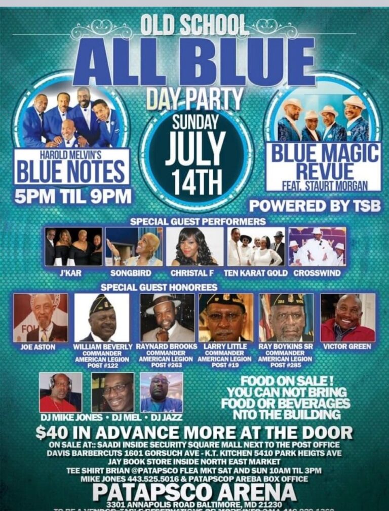Old School All Blue Day Party (July 14)